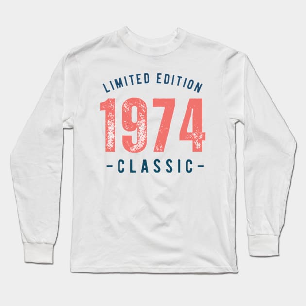 Limited edition 1974 -classic- Long Sleeve T-Shirt by Medotshirt